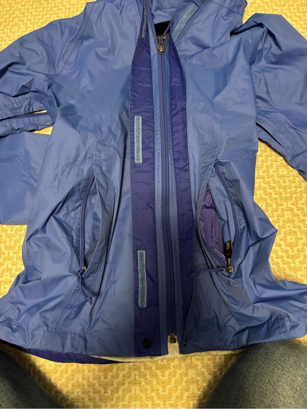 The North Face Venture Rain Jacket Sz Small - blue - Picture 7 of 12
